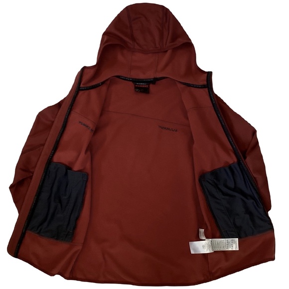 Mammut Borah Fleece Polartec Thermal Pro Soft-shell Hoodie Red Small - Picture 5 of 12